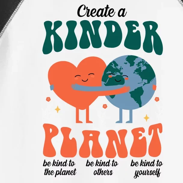 Create A Kinder Planet Earth Day Awareness Cute Toddler Fine Jersey T-Shirt