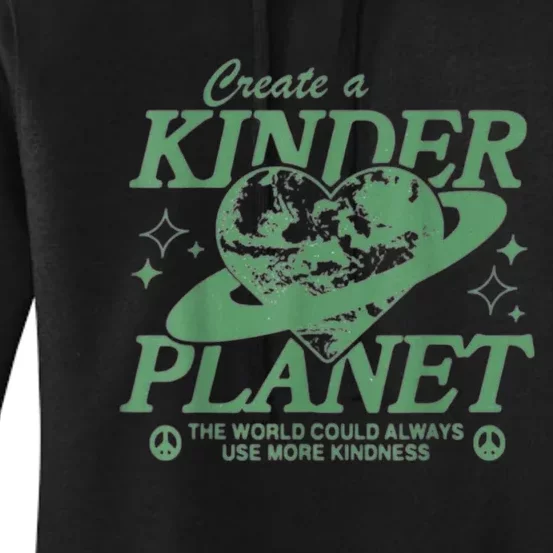 Create A Kinder Planet Women's Pullover Hoodie