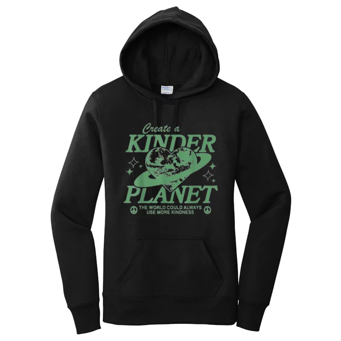 Create A Kinder Planet Women's Pullover Hoodie