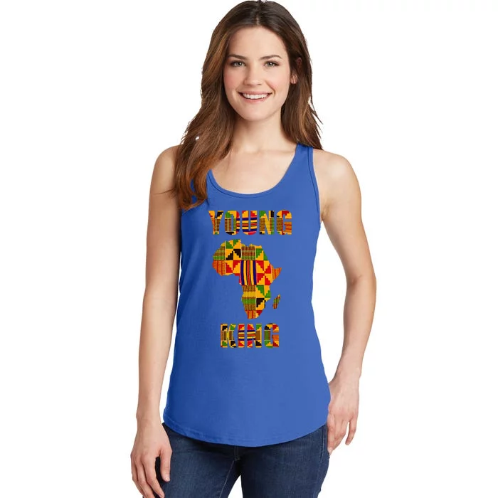 Cool African Kente Art African American Print Ladies Essential Tank