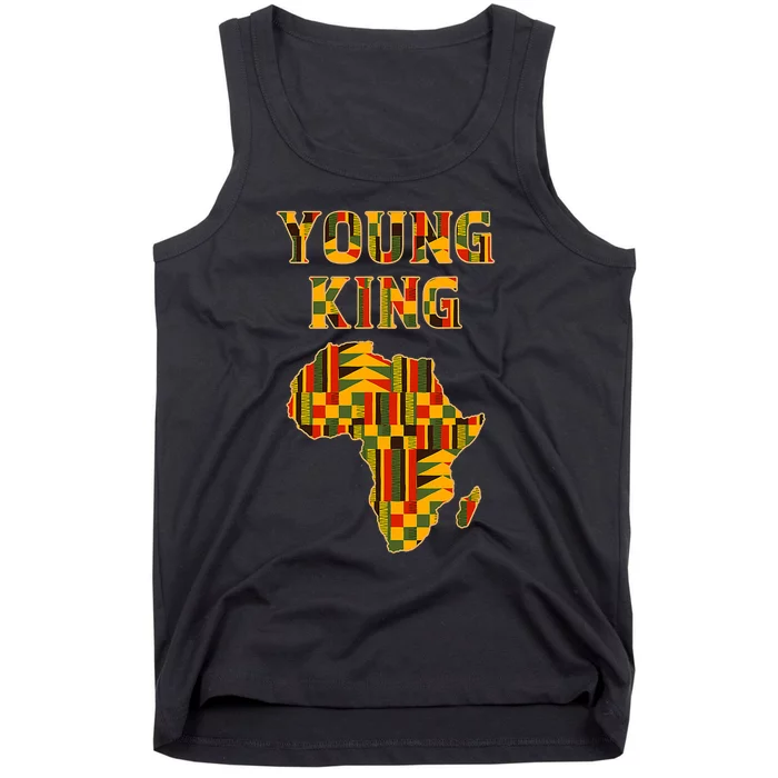 Cool African Kente Art Men Kids African American Print Tank Top