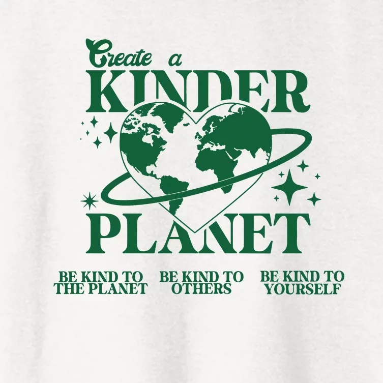 Create A Kinder Planet Women's Crop Top Tee