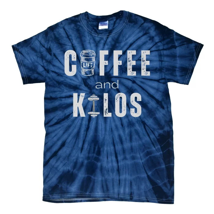 Coffee And Kilos Gym Premium Tie-Dye T-Shirt