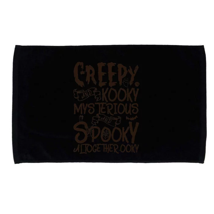 Creepy And Kooky Mysterious And Spooky Halloween Microfiber Hand Towel