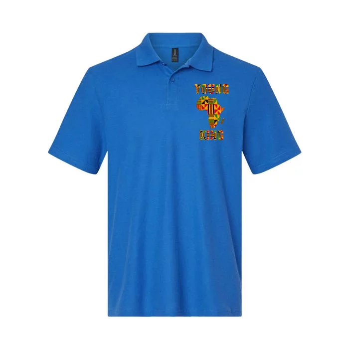 Cool African Kente Art African American Print Softstyle Adult Sport Polo