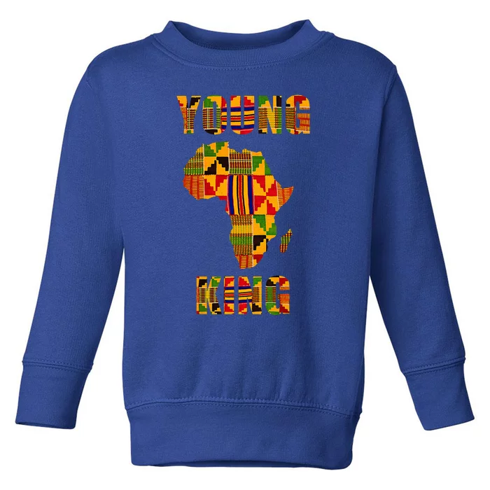 Cool African Kente Art African American Print Toddler Sweatshirt