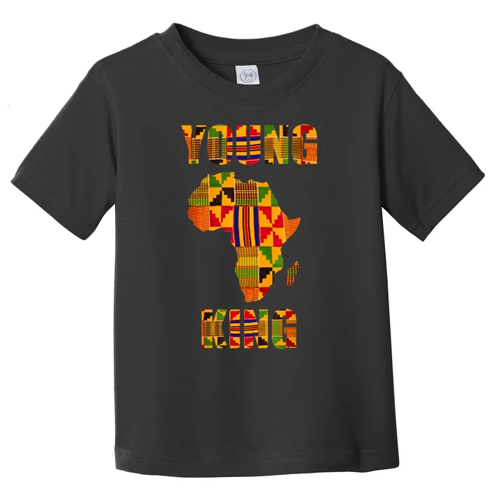 Cool African Kente Art African American Print Toddler T-Shirt