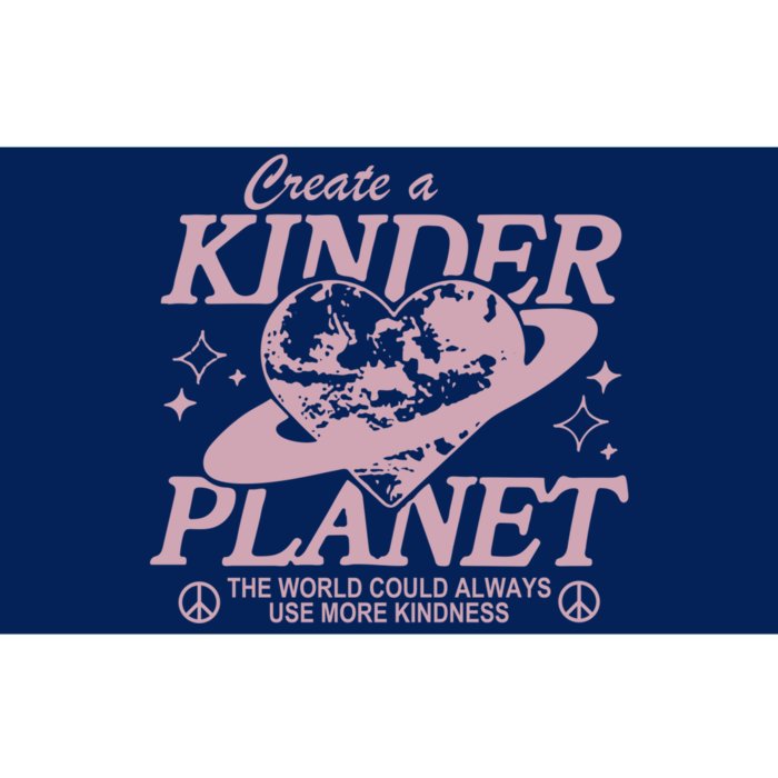 Creat a kinder planet retro Choose Kindness Bumper Sticker