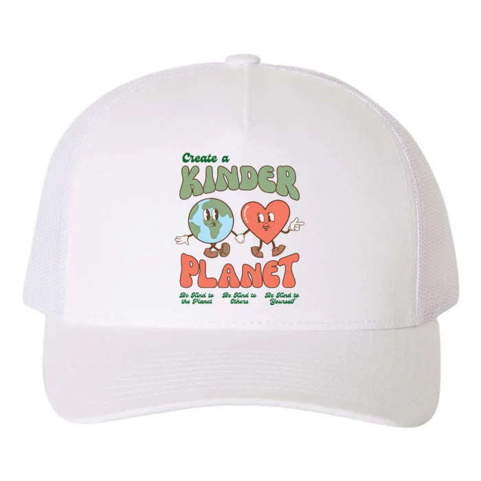 Create A Kinder Planet Earth Protect Lover Save The Earth Trending Gift Idea Yupoong Adult 5-Panel Trucker Hat