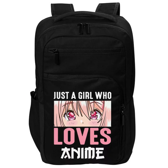 Cute Anime Kawaii Japanese Girls Impact Tech Backpack