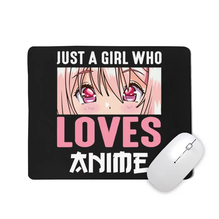 Cute Anime Kawaii Japanese Girls Mousepad