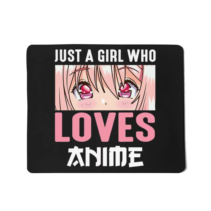 Cute Anime Kawaii Japanese Girls Mousepad