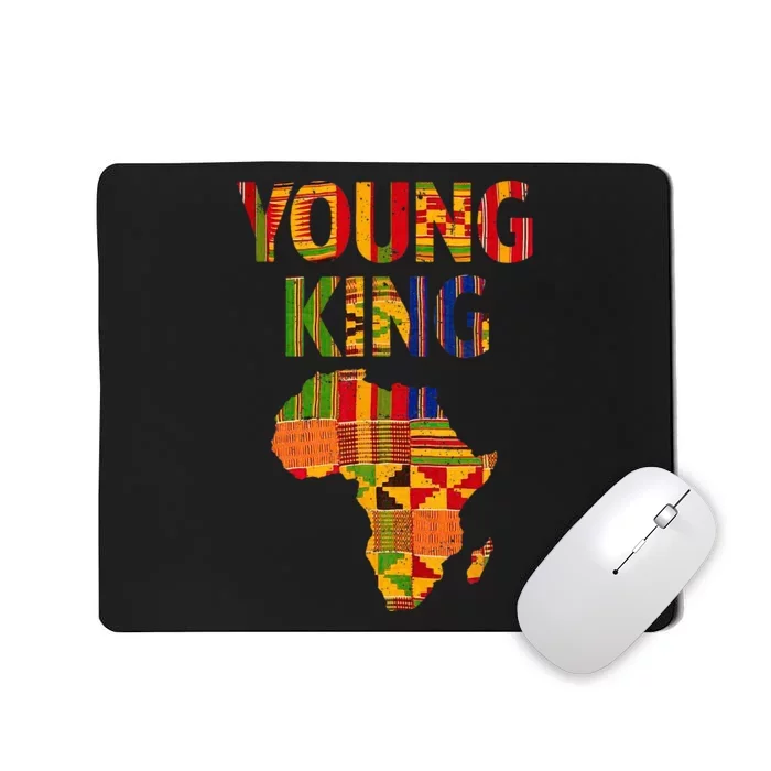 Cool African Kente Art Men Kids African American Print Mousepad