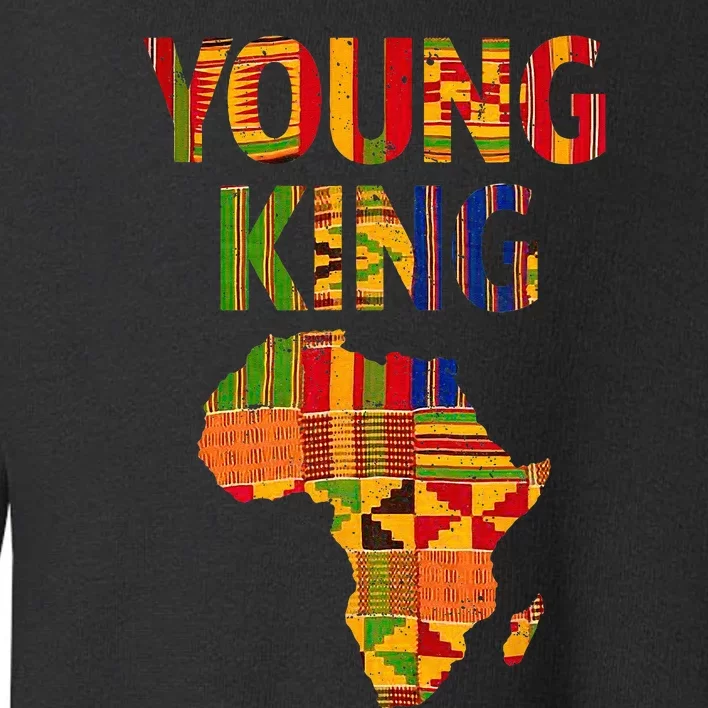 Cool African Kente Art Men Kids African American Print Toddler Sweatshirt