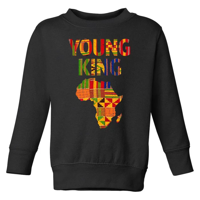 Cool African Kente Art Men Kids African American Print Toddler Sweatshirt