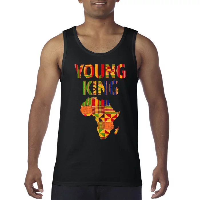 Cool African Kente Art Men Kids African American Print Tank Top