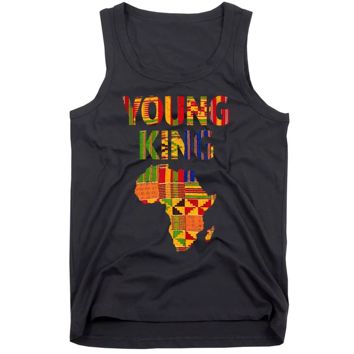 Cool African Kente Art Men Kids African American Print Tank Top