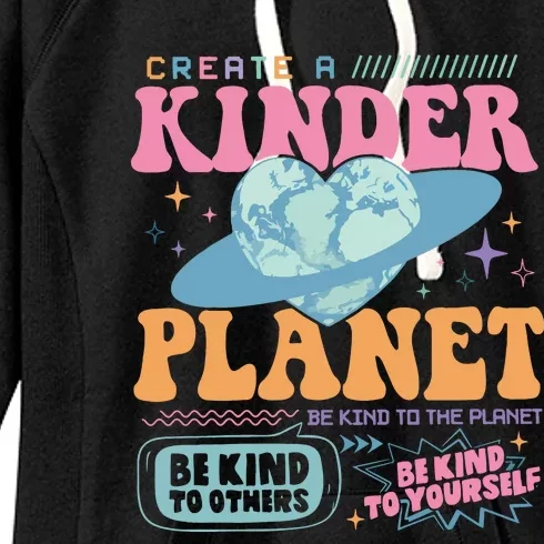 Create A Kinder Planet Mental Health Women's Fleece Hoodie