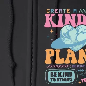 Create A Kinder Planet Mental Health Full Zip Hoodie