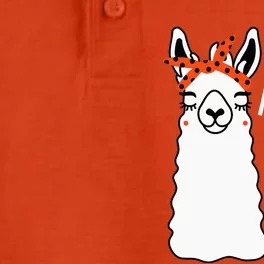 Cute Auntie Llama Funny Alpacas Llamas Lover Gift For Aunt Dry Zone Grid Performance Polo