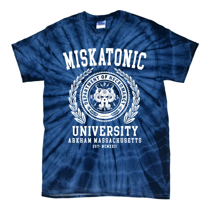 Cthulu And Lovecraft Miskatonic University Tie-Dye T-Shirt