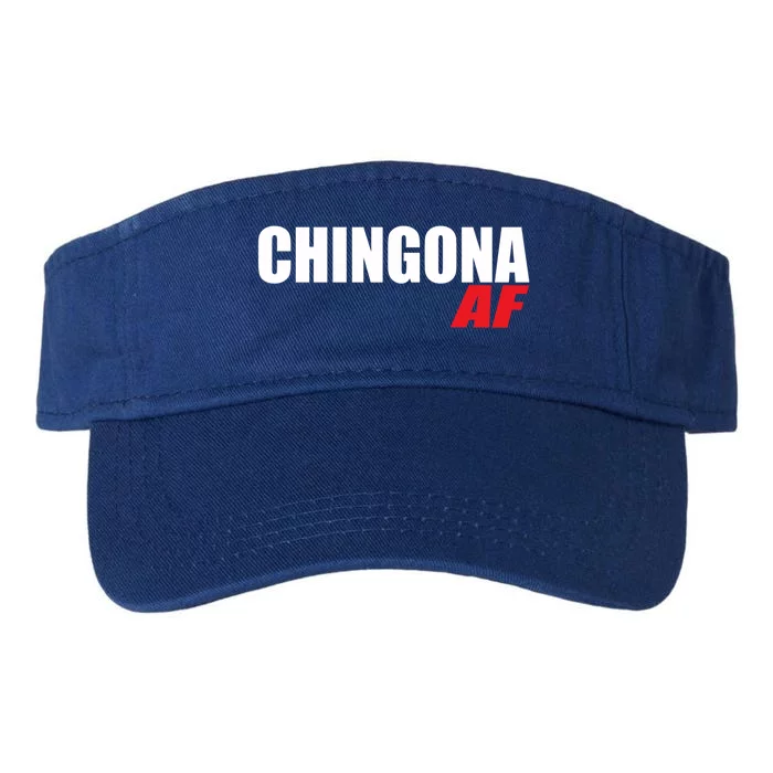 Chingona Af Latina Power Meaningful Gift Valucap Bio-Washed Visor