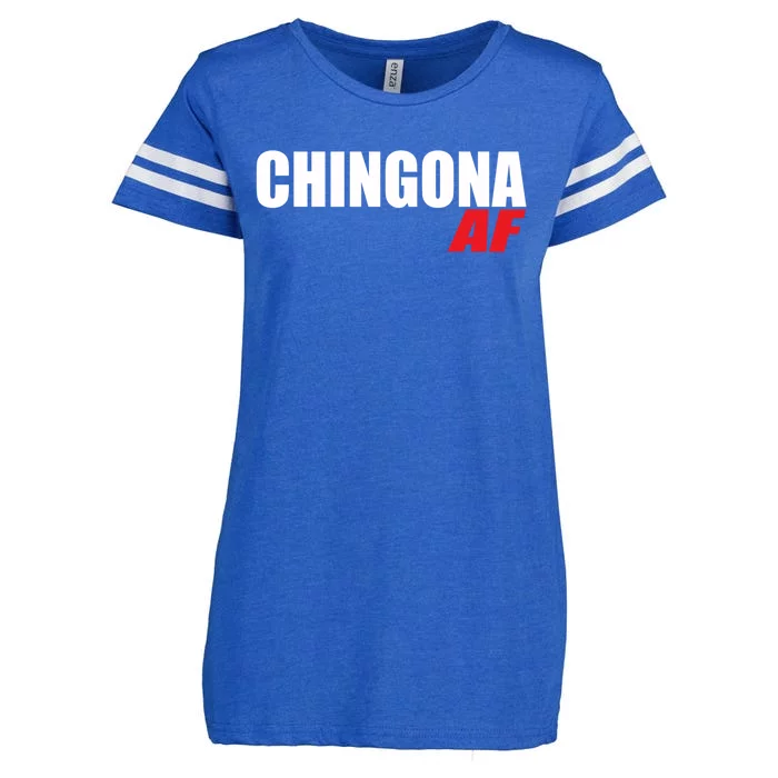 Chingona Af Latina Power Meaningful Gift Enza Ladies Jersey Football T-Shirt