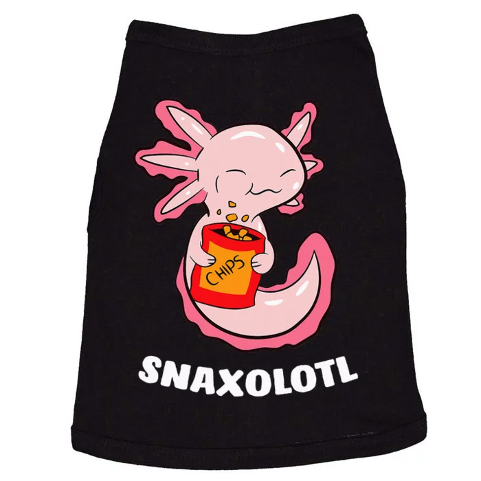 Cute Axolotl Lover Snaxolotl Kawaii Axolotl Food Sweets Doggie Tank