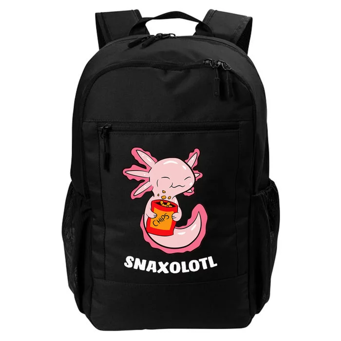 Cute Axolotl Lover Snaxolotl Kawaii Axolotl Food Sweets Daily Commute Backpack