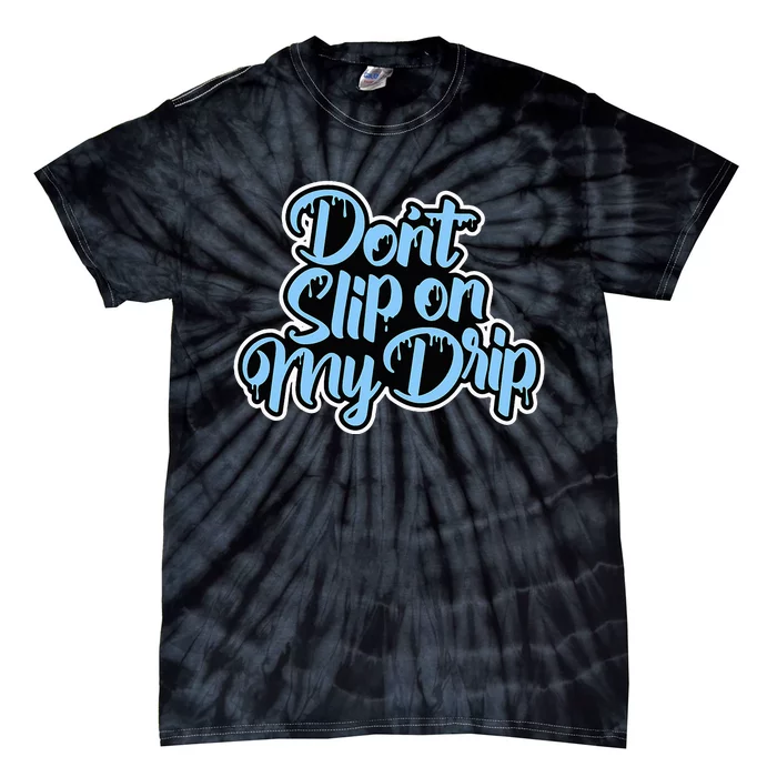 Concrete And Luxury Don't slip University Blue Tie-Dye T-Shirt