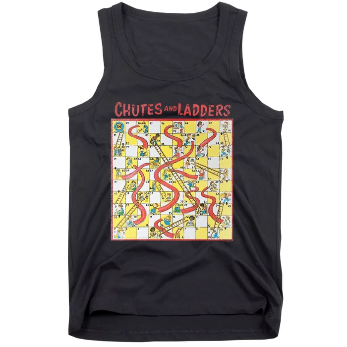 Chutes And Ladders Game Board Art From 1979 Tank Top