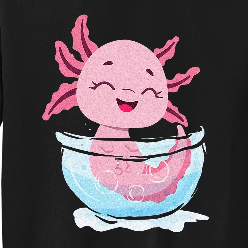 Cute Axolotl Lover Snaxolotl Kawaii Axolotl Food Sweets Sweatshirt