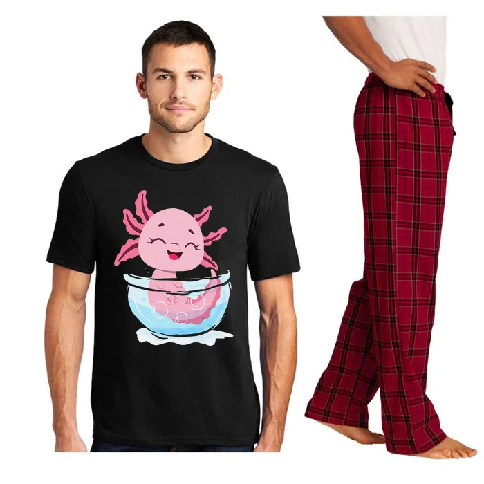 Cute Axolotl Lover Snaxolotl Kawaii Axolotl Food Sweets Pajama Set