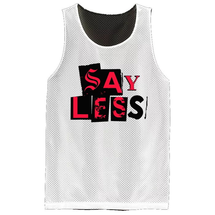 Concrete And Luxury Enough Said Infrared Mesh Reversible Basketball Jersey Tank