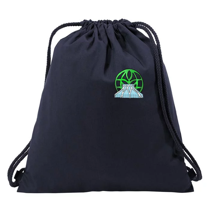 Come And Live With The Land Drawstring Bag