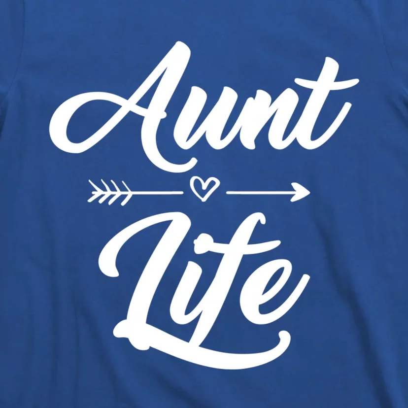 Cute Aunt Life With Arrow And Heart Gift T-Shirt