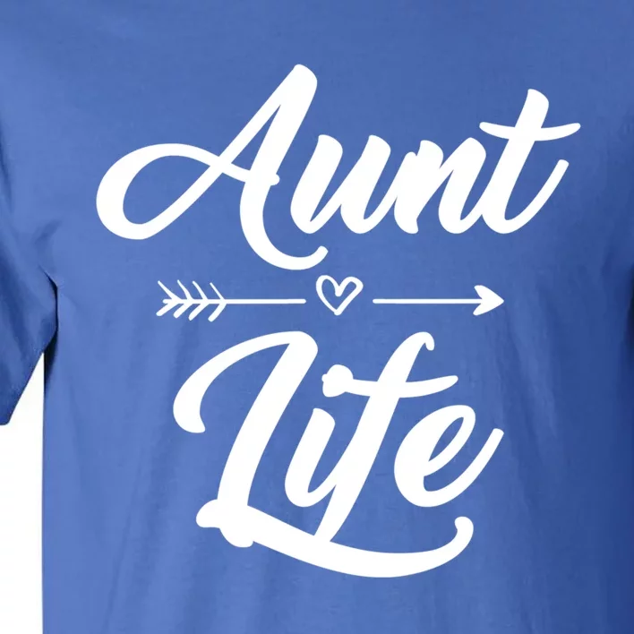 Cute Aunt Life With Arrow And Heart Gift Tall T-Shirt