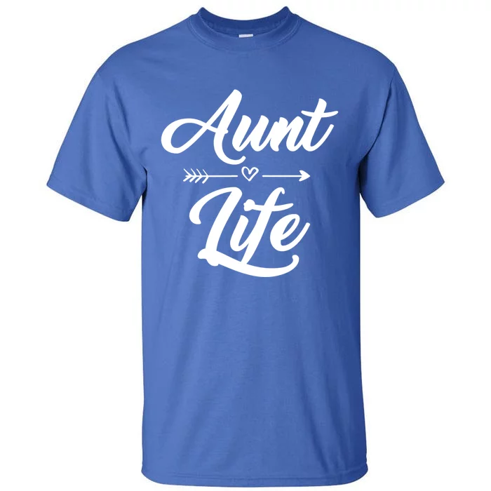 Cute Aunt Life With Arrow And Heart Gift Tall T-Shirt