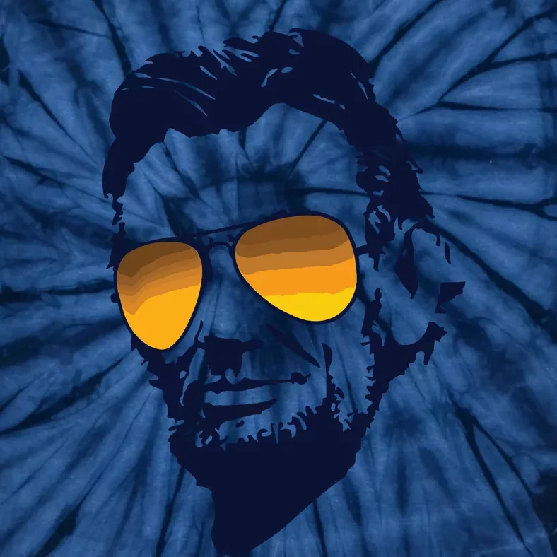 Cool Abraham Lincoln Honest Abe In Sunglasses Graphic Tie-Dye T-Shirt