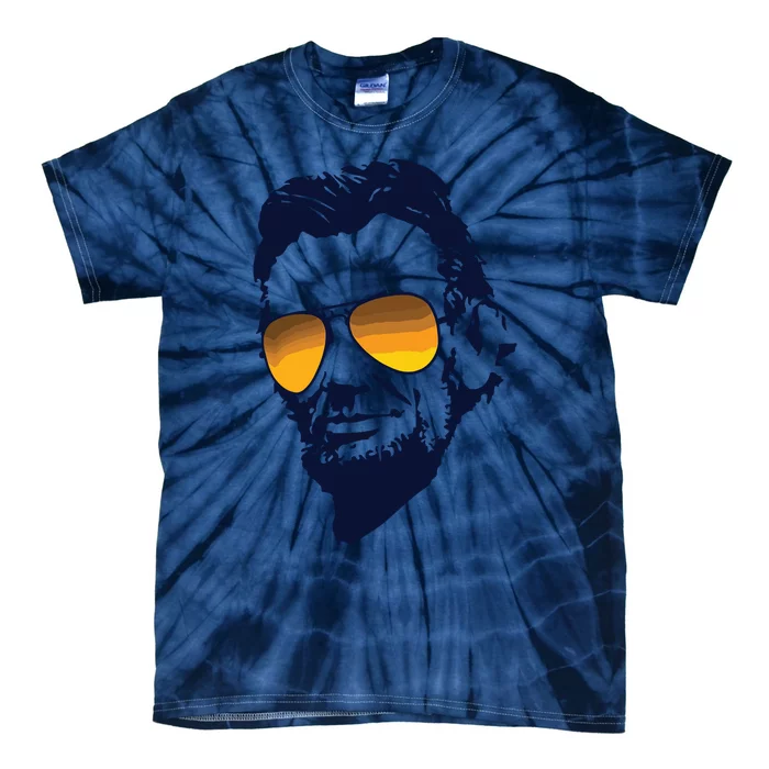 Cool Abraham Lincoln Honest Abe In Sunglasses Graphic Tie-Dye T-Shirt