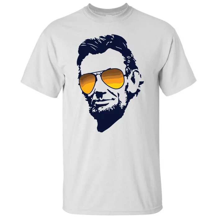 Cool Abraham Lincoln Honest Abe In Sunglasses Graphic Tall T-Shirt