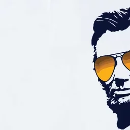 Cool Abraham Lincoln Honest Abe In Sunglasses Graphic Softstyle Adult Sport Polo