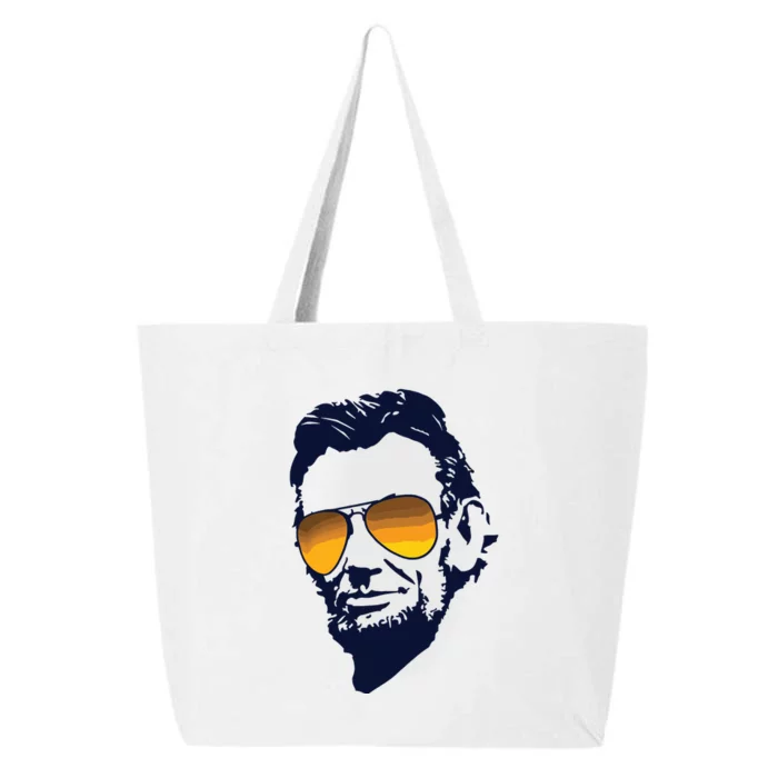 Cool Abraham Lincoln Honest Abe In Sunglasses Graphic 25L Jumbo Tote