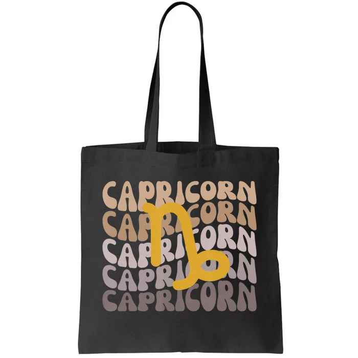 Capricorn  Afro Locs  Zodiac Signs Birthday Girls Tote Bag