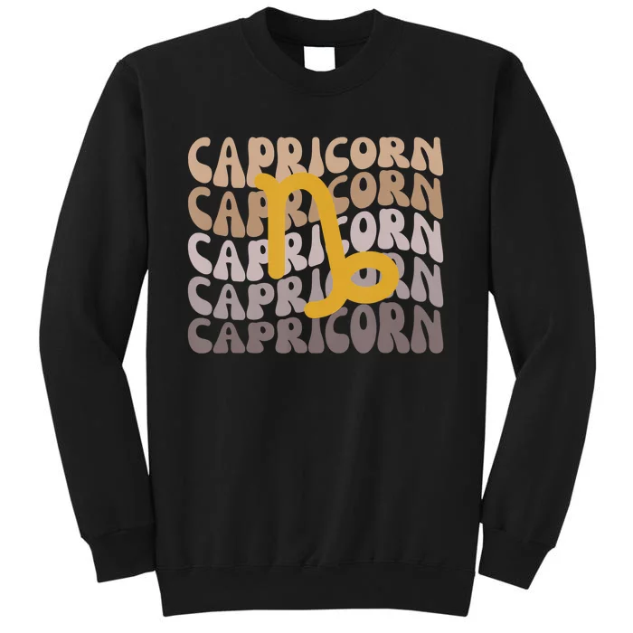 Capricorn  Afro Locs  Zodiac Signs Birthday Girls Tall Sweatshirt