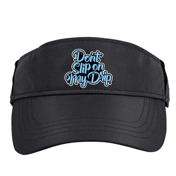 Concrete And Luxury Dont Slip Blue Adult Drive Performance Visor