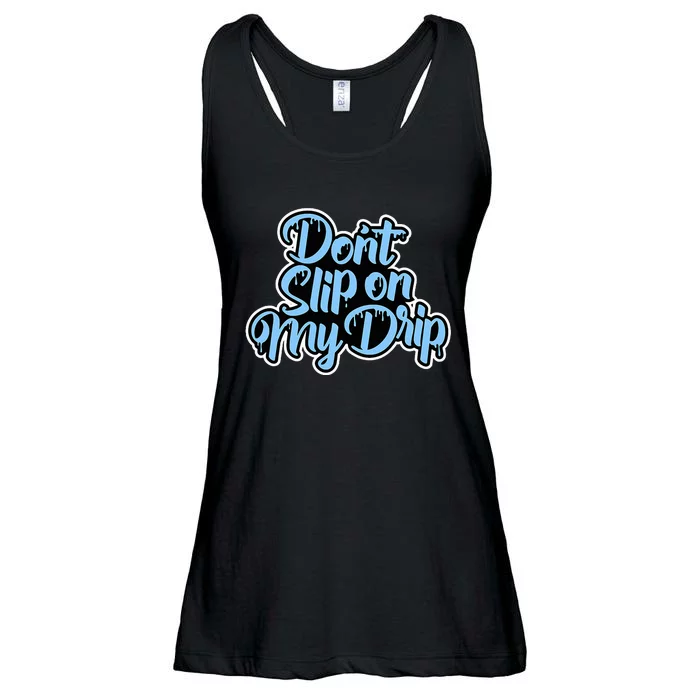 Concrete And Luxury Dont Slip Blue Ladies Essential Flowy Tank