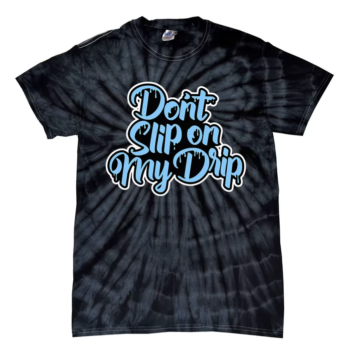 Concrete And Luxury Dont Slip Blue Tie-Dye T-Shirt