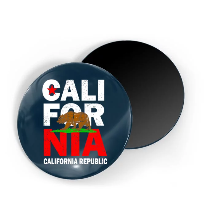 Cali California Republic Logo Magnet