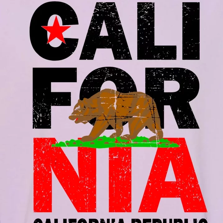 Cali California Republic Logo Garment-Dyed Sweatshirt